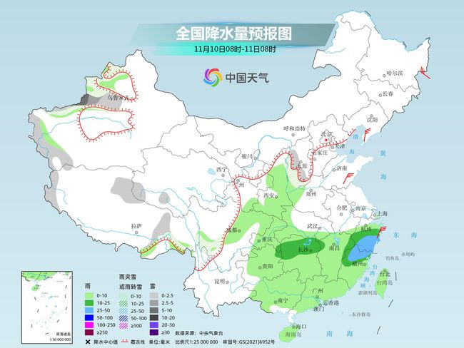 东北降雪再发展部分地区有大到暴雪 江南等地降雨连连 -1
